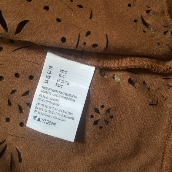 American Eagle Faux Suede Kimono - Picture 5 of 5